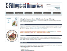 Tablet Screenshot of efilingsofamerica.com